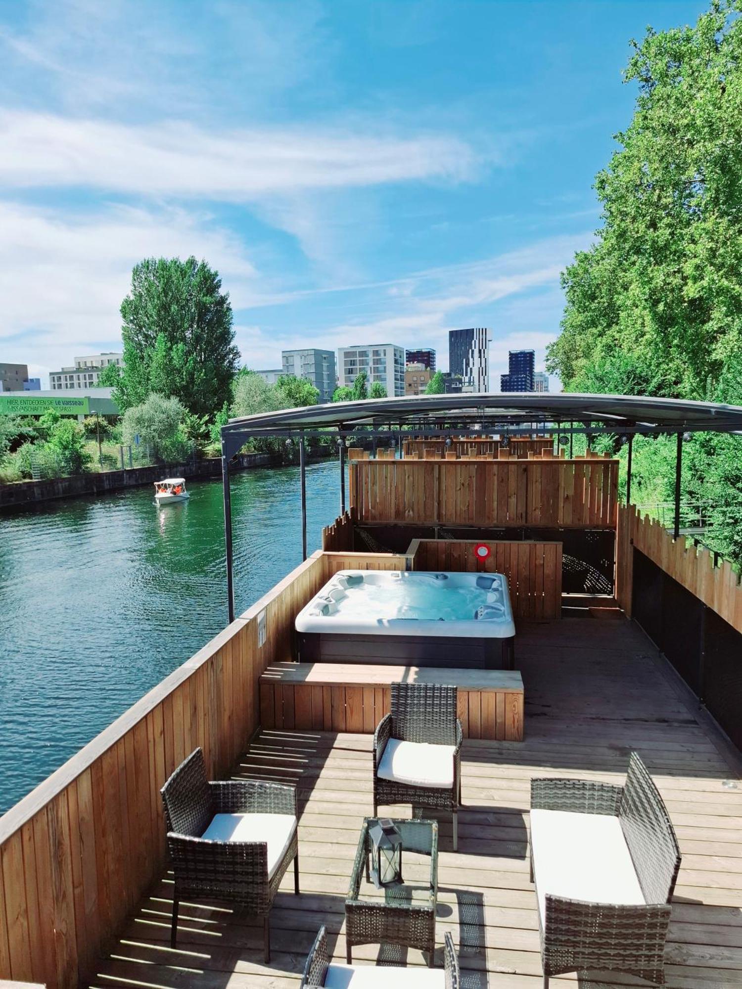 斯特拉斯堡La Peniche De Fabrice Avec Jacuzzi Privatif公寓 外观 照片